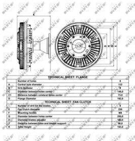 WILMINK GROUP wg1720748 -  Сцепление, вентилятор радиатора